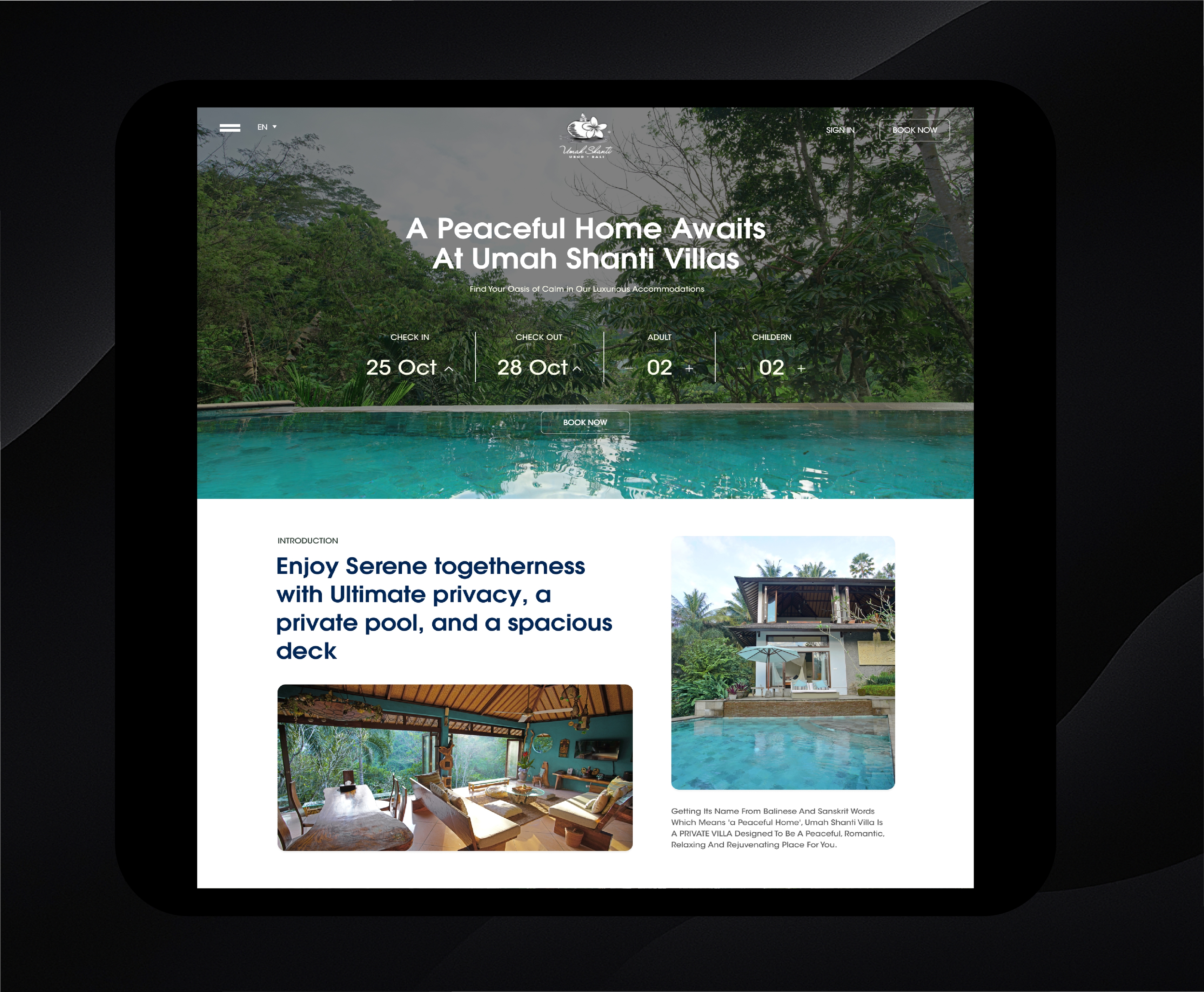 MERN-powered platform for premium villa bookings